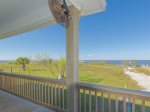 Enjoy gorgeous sunsets over Copano Bay from the upstairs patio 